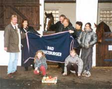 nach der Erholungspause auf dem Gestüt Corner!